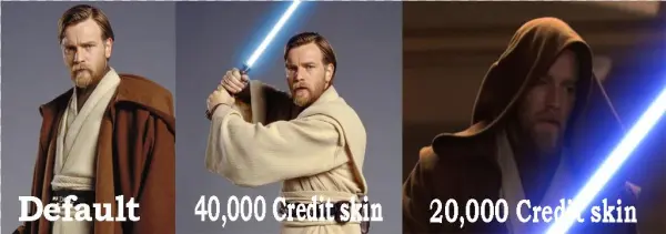My Prediction For Obi Wan's Default Skin And His Other