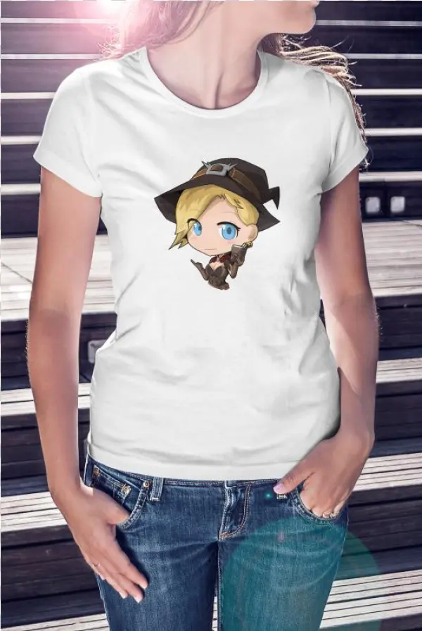 Overwatch Mercy Póló