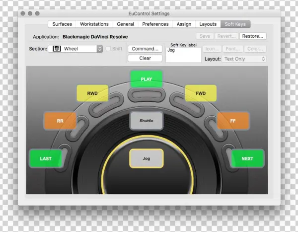 Then Change The Soft Key Label To Jog And Click The