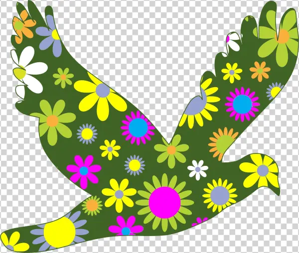 This Free Icons Png Design Of Retro Floral Bird