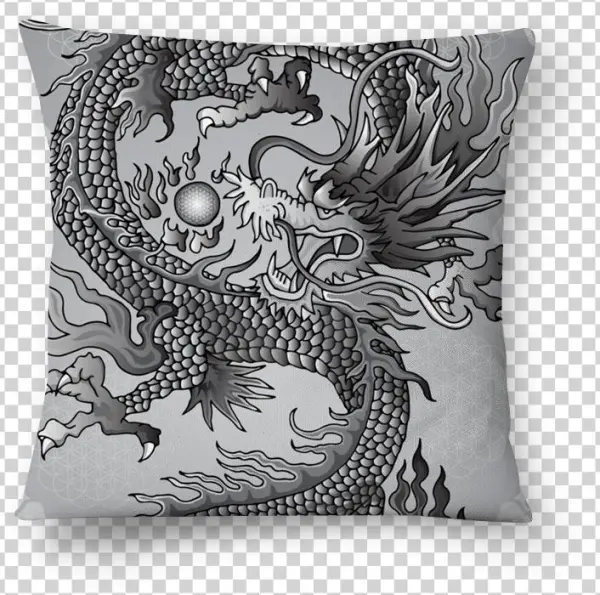 Almofada Silver Dragon De Mtyna