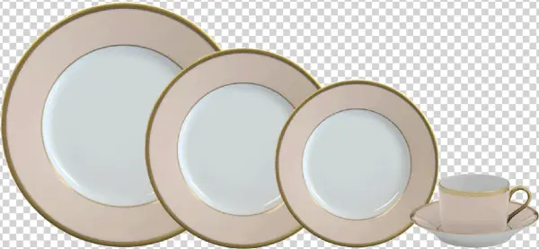 Arc En Ciel Dusty Pink Bread And Butter Plate