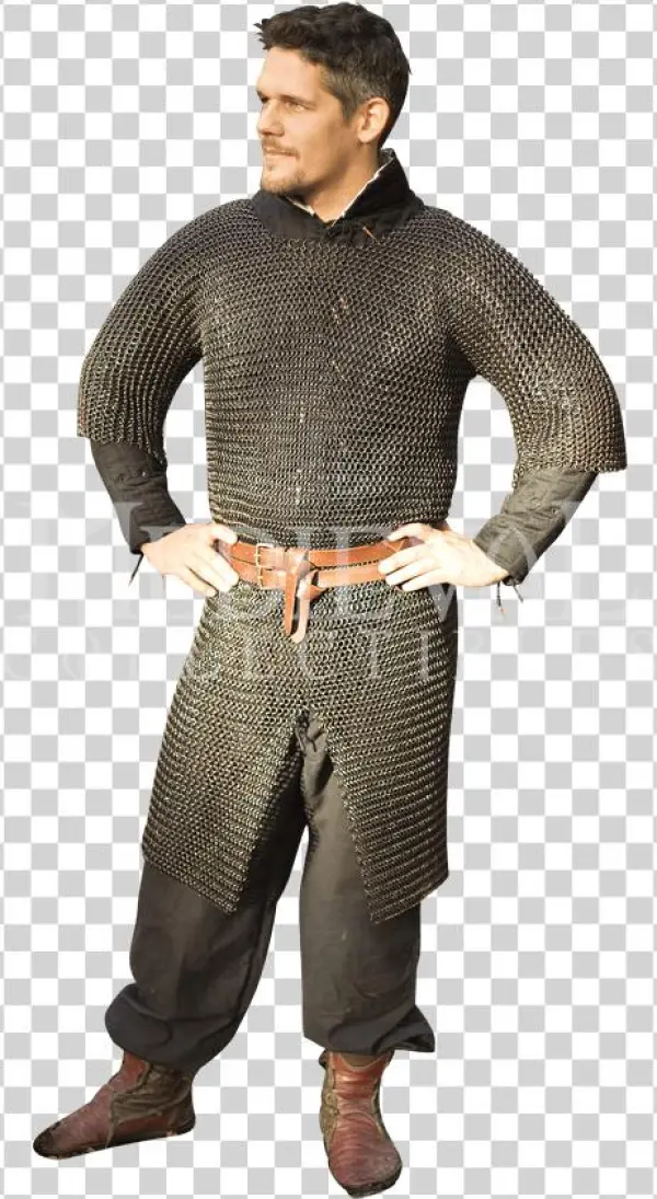 Black Ragnar Chainmail Hauberk