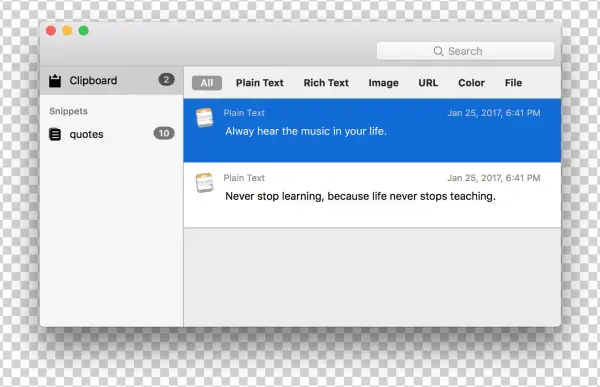 Simple & Feature-rich Clipboard Manager