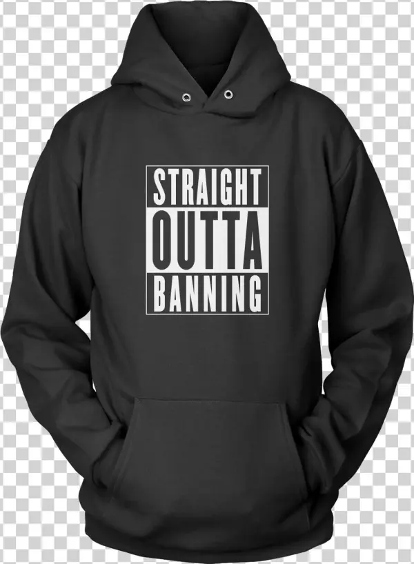 Straight Outta Banning Hoodie Black