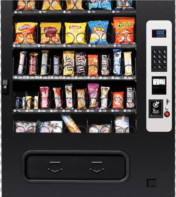Used Vending Machines For A Combination Of Snacks And
