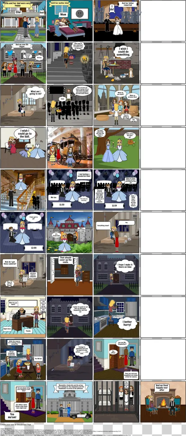 Cinderella's Plan - Collage