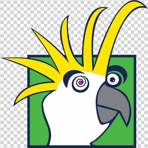 Crazy Cockatoo - Cartoon