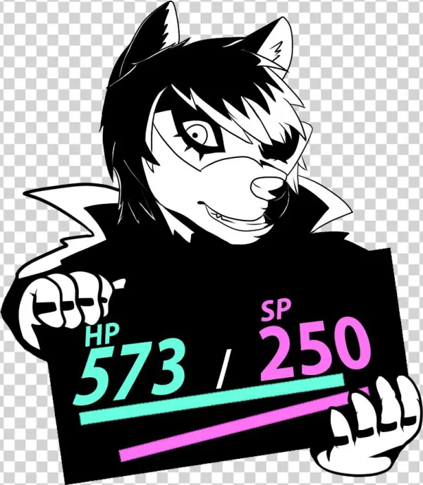Fursona 5 Icon Battle Wind [commission] - Cartoon