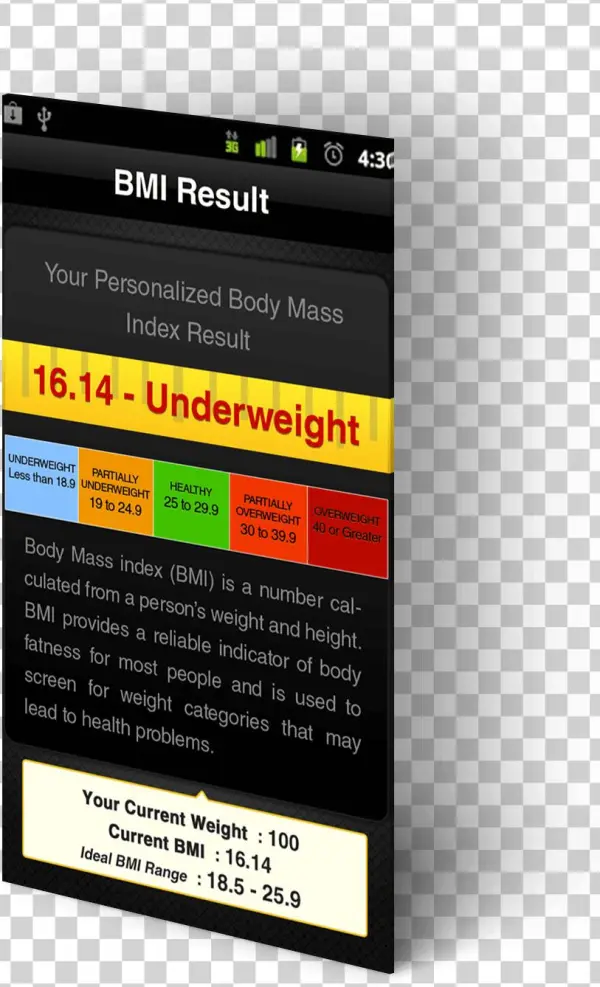Handy Calculatoreasily Record & Monitor Bmi/ibw, Special