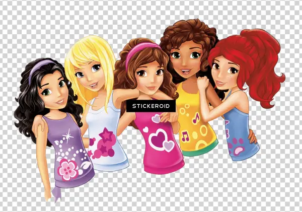 Lego Friends Portraits