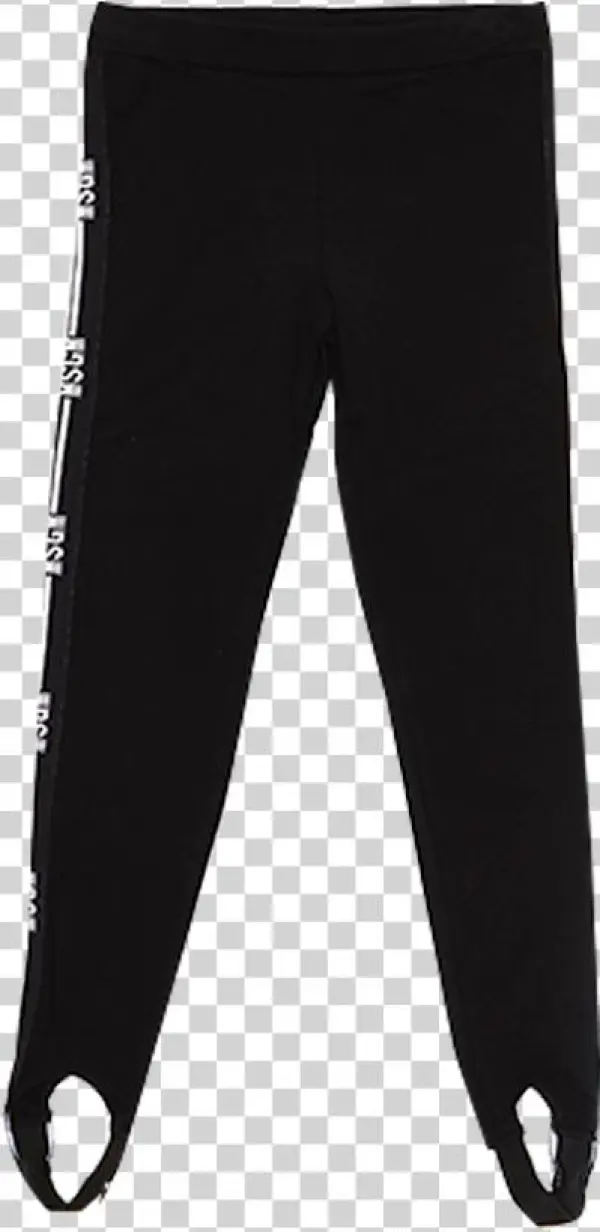 Msgm Kids Logo Stripe Stirrup Leggings