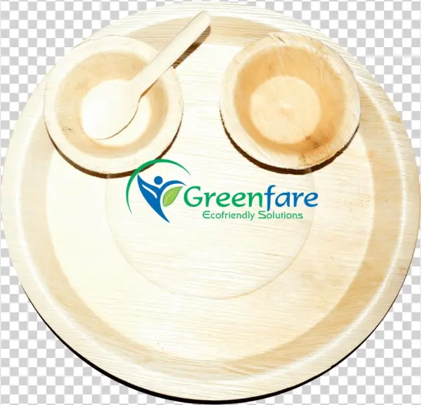 Areca Leaf Plate Combo Set Set Of