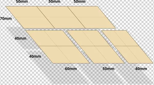 Brass Plate Cut Lines - Wood