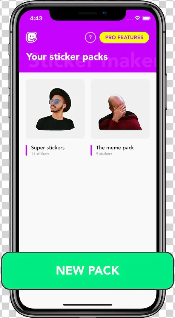 Create A New Sticker Pack - Iphone