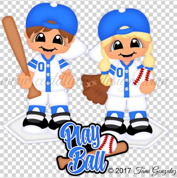 Digital Boy Baseball Clipart, Boy Baseball Digital - Cartoon
