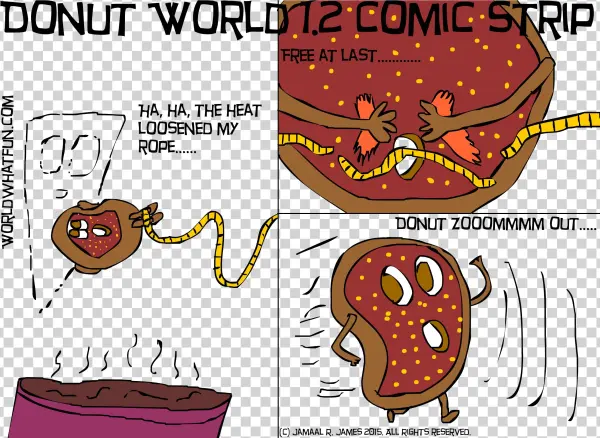 Donut World - Cartoon