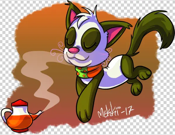 Green - Flavored - Cartoon