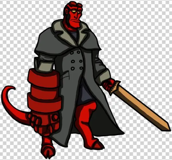 Hellboy Clipart Demons - Illustration
