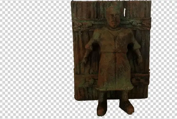 Hodor Peso Para Porta - Bronze Sculpture