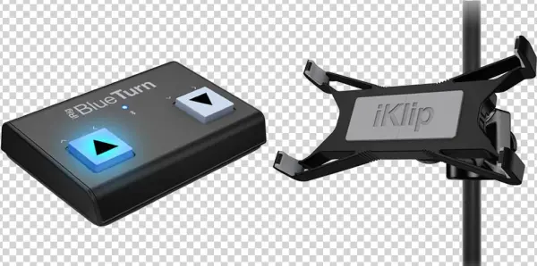 Ik Multimedia Tablet Page Tuner Bundle With Iklip Xpand - Iklip Xpand
