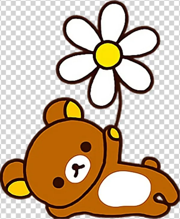 Rirakuma Sticker - Kuma Cartoon