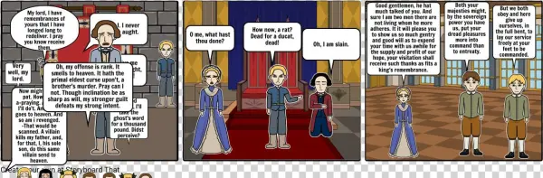 Stick Figure Hamlet - Cartoon