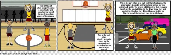 This Is The Part When Stargirl Became A Cheerleader - Cartoon
