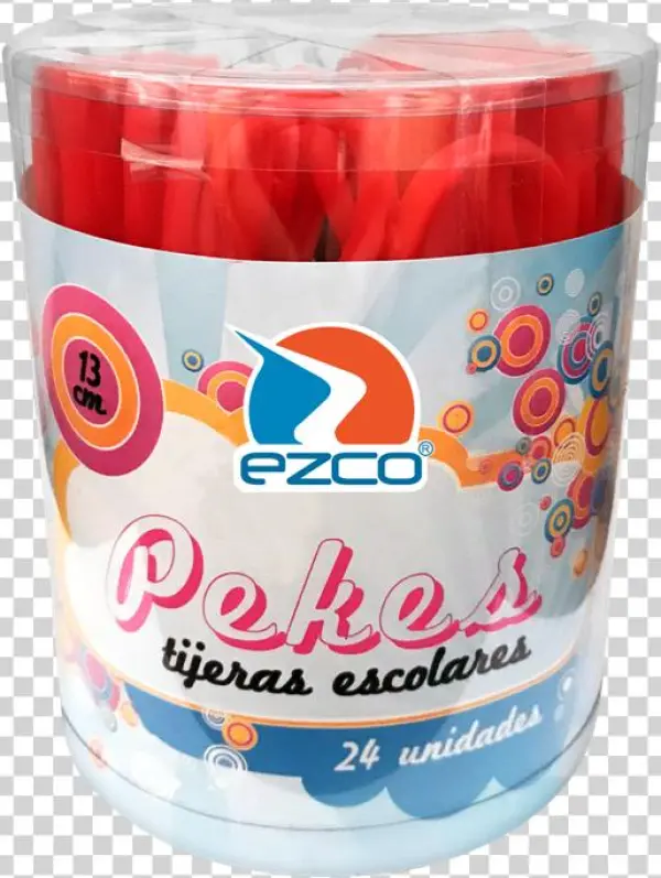 Tijera Escolar Ezco Linea Pekes 12 Cms - Ezco