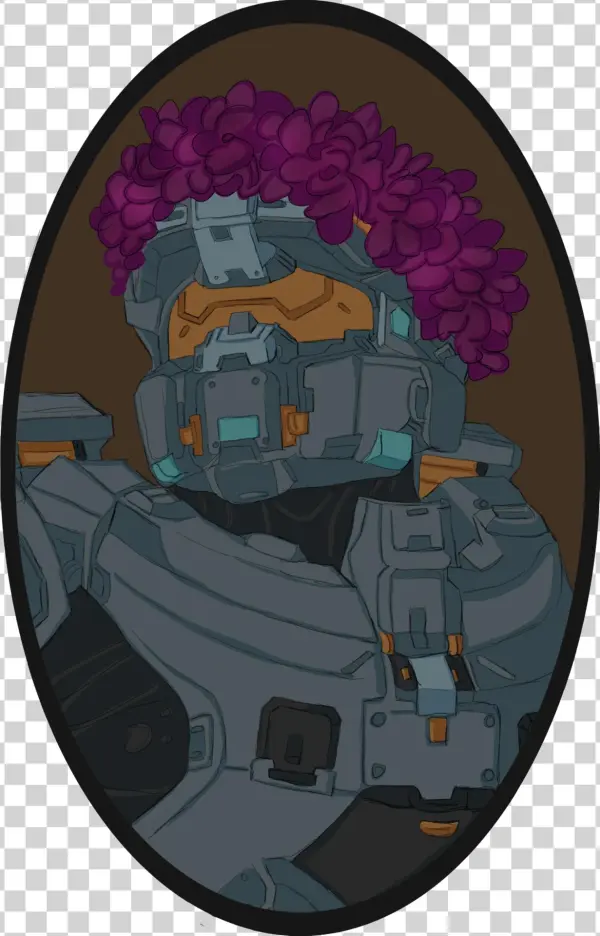 Transparent Flower Crown Blue Team For Y'all - Cartoon