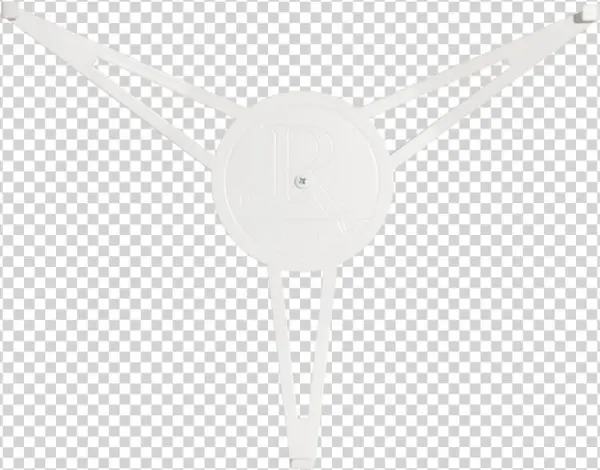 12″ Vinyl Records Wall Mount White - Circle