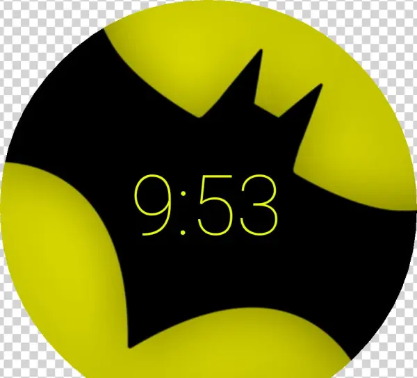 Bat Watch Face Preview