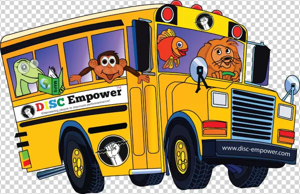 Bus - Disc Animals - Illustration