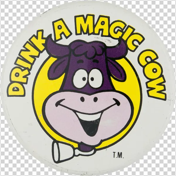 Drink A Magic Cow - Cartoon