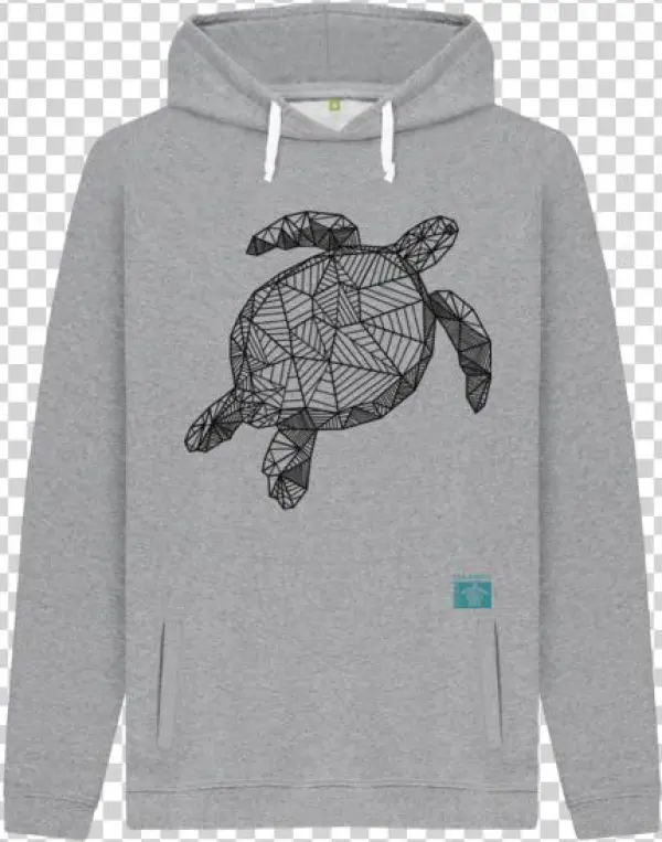 Geometric Turtle Hoody - Sweatshirt