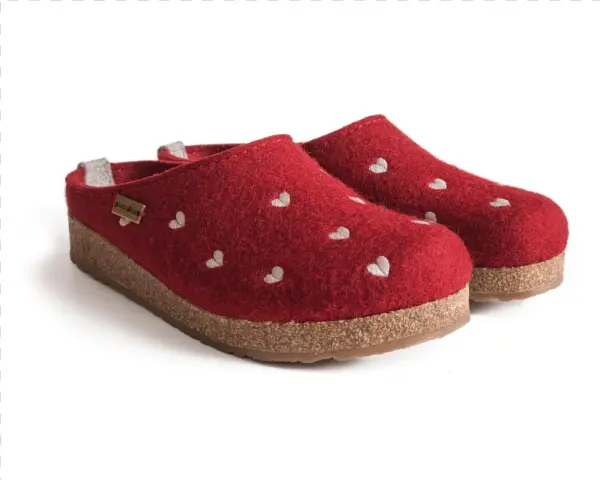 Halflinger Cuoricini Ruby Red - Slip-on Shoe