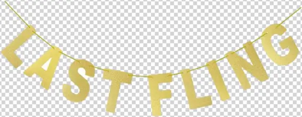Last Fling Banner Bachelorette - Choker