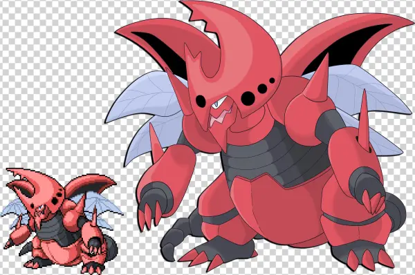 Mega Origin Aggron - Illustration