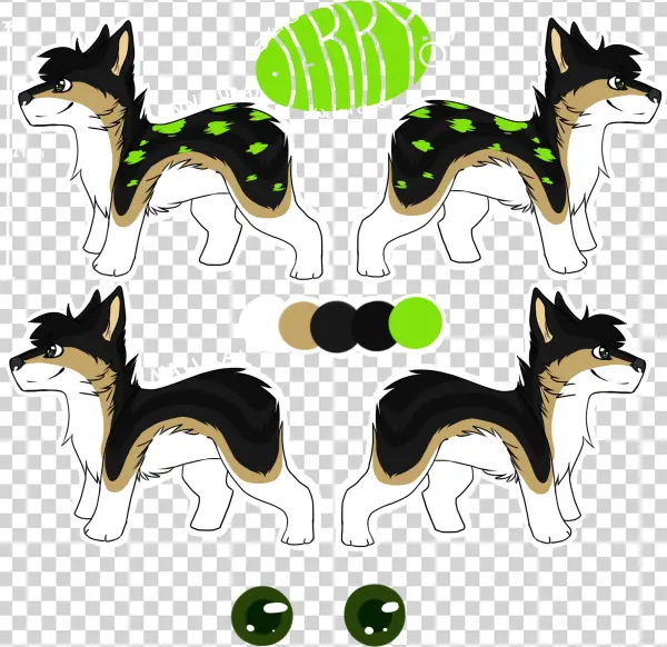 Reference Sheet - Jerry - Dog Catches Something