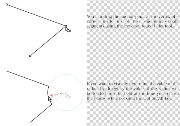 Reverse Round Fillet - Diagram