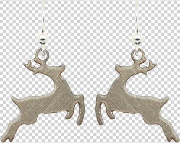 Stainless Reindeer - Earrings