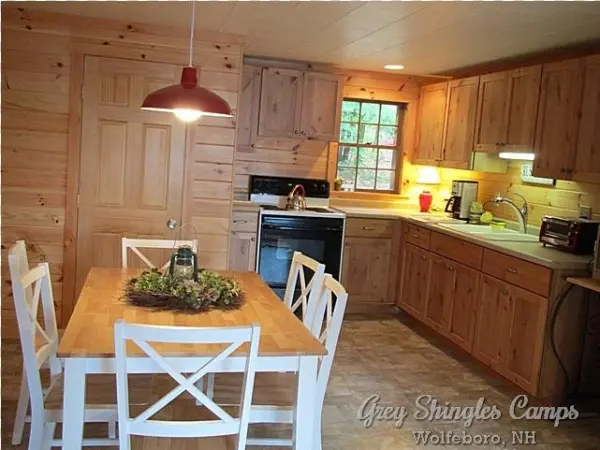 A Unique Wolfeboro Waterfront Rental Cottage - Kitchen