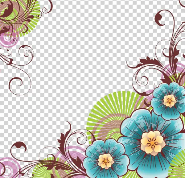 Flower Vectors Various Card Images - Awtar Al9olob