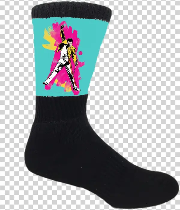 Freddie Mercury Rocker - Sock