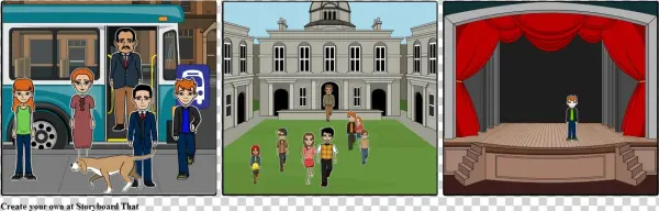 Little Boy In School - Storyboard