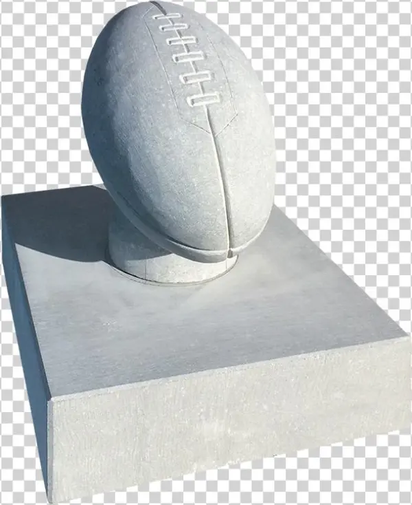 Rugby Ball - Headstone