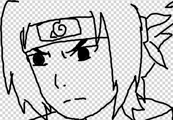 Sasuke Uchiha - Line Art