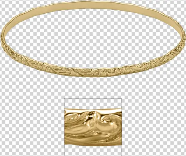 Standard View Of Brcfl2 In Yellow Metal - Bangle