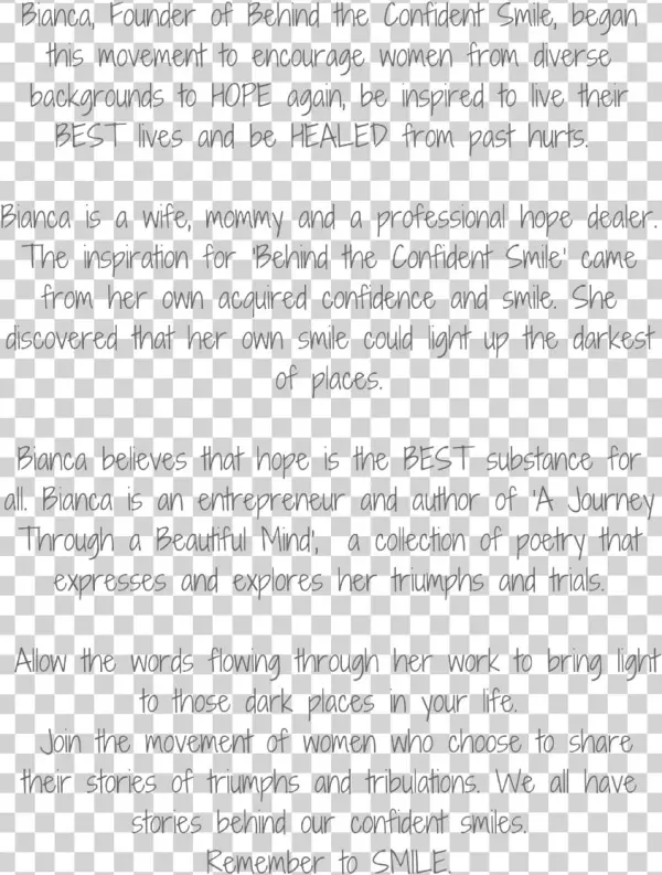 Bianca Bio Title - Document