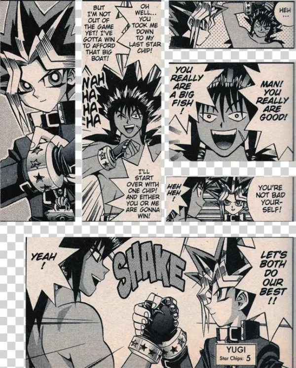 Dark Yugi Overcame Ryota, He Is A Bit Rude Doing So - Cartoon